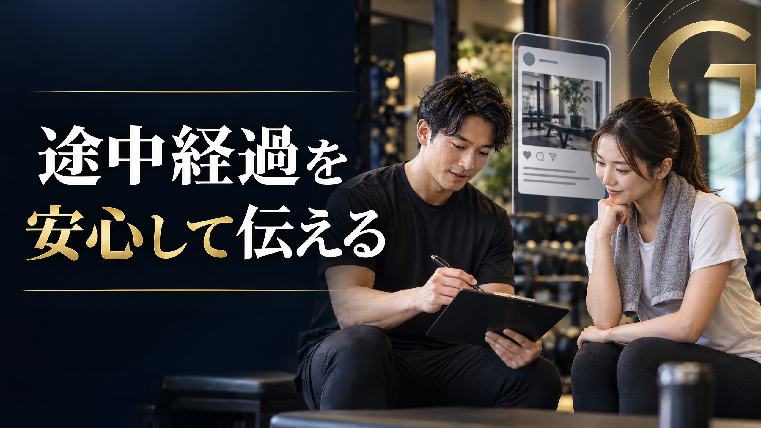 パーソナルジムのSNSで途中経過を安心して伝える投稿設計